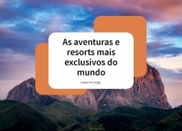 Nossas Férias De Caminhada - Crie Um Modelo Incrível