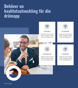Kvalitetsutveckling För Din App - HTML- Och CSS-Mall