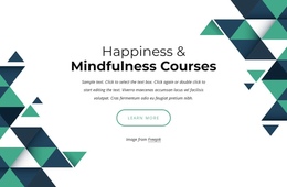 Happiness And Mindfulness Courses Website Creator