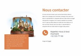 La Meilleure Conception De Site Web Pour Contacter Une Agence De Voyage