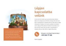 Elrendezési Funkciók A Következőhöz: Vegye Fel A Kapcsolatot Egy Utazási Irodával