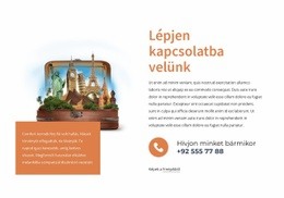 Vegye Fel A Kapcsolatot Egy Utazási Irodával – Egyéni WordPress-Téma