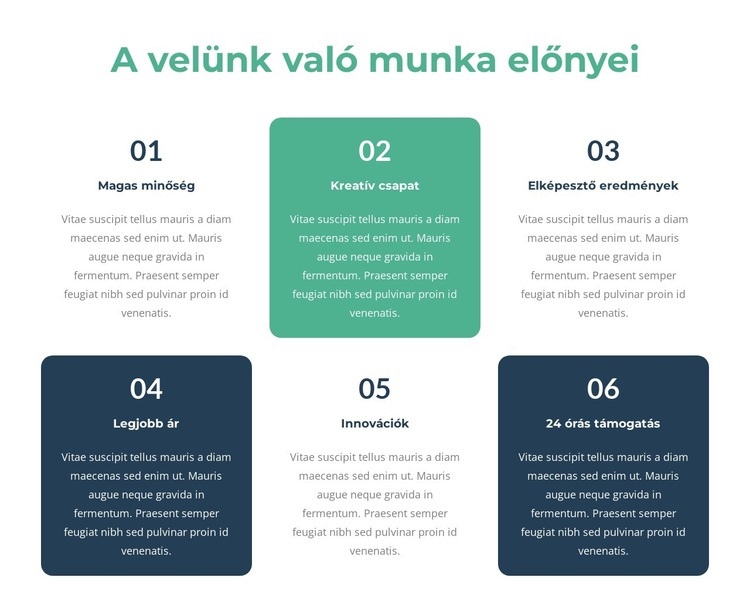 Tanulási és fejlődési lehetőségek WordPress Téma