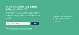 Inizia A Utilizzare La Nostra App Gratuitamente - Costruttore Di Siti Web Professionale