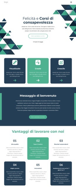 Mockup Di Sito Web Premium Per I Migliori Corsi Di Consapevolezza