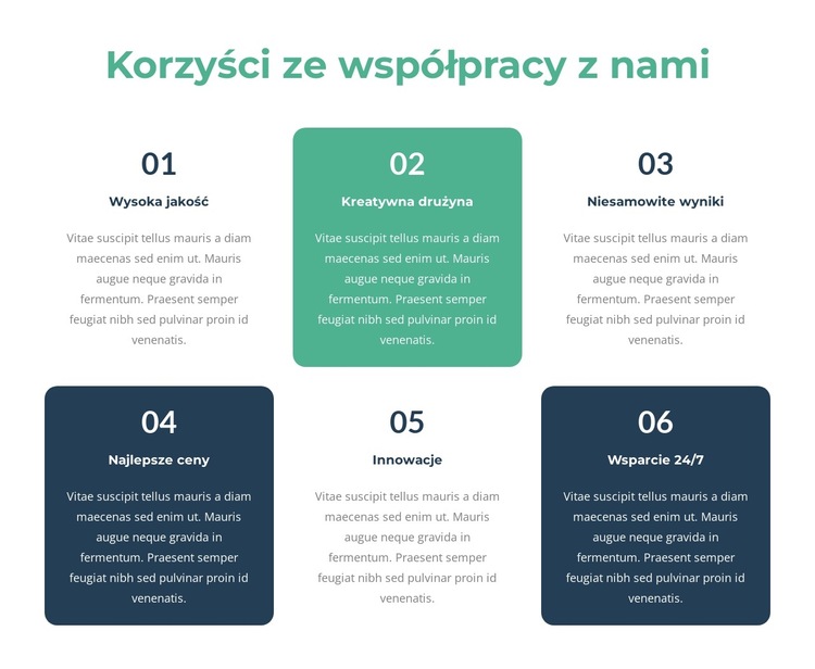 Możliwości uczenia się i rozwoju Szablon witryny sieci Web