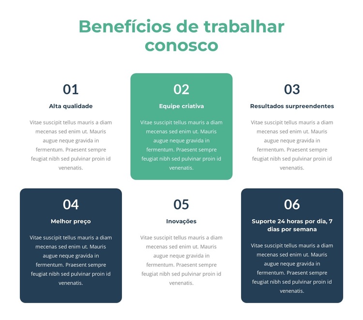 Oportunidades de aprendizado e desenvolvimento Tema WordPress