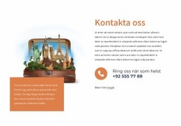 Kontakta En Resebyrå - Anpassat WordPress-Tema