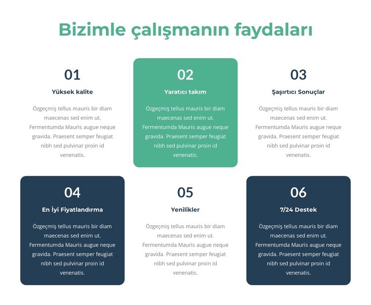 Öğrenme ve gelişim fırsatları HTML5 Şablonu