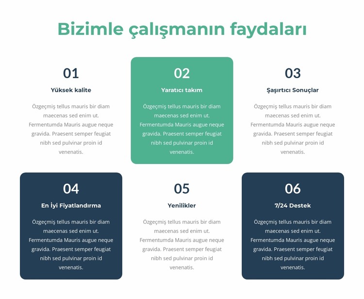 Öğrenme ve gelişim fırsatları Joomla Şablonu