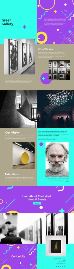 1140 Art & Design CSS Templates