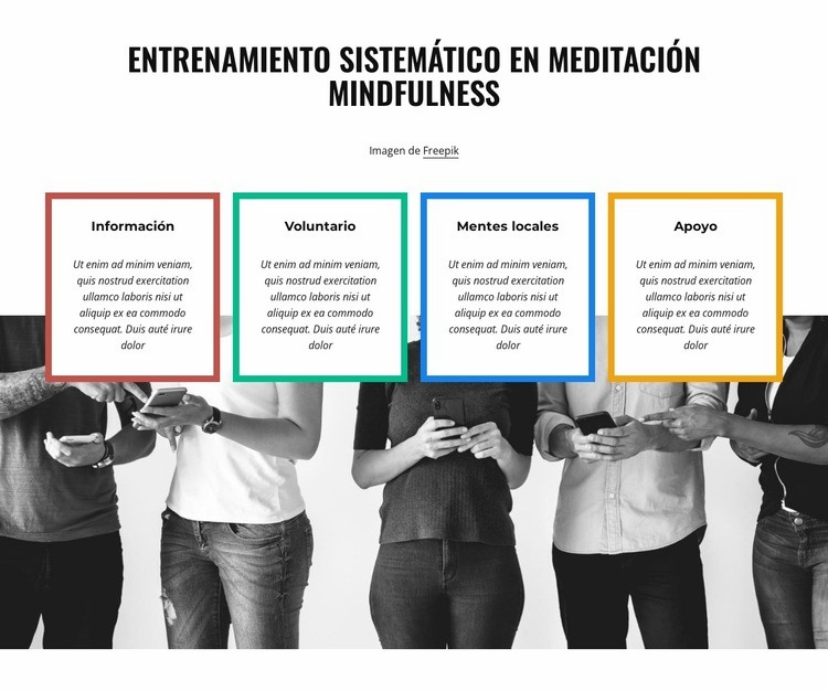 Entrenamiento sistemático Plantillas de creación de sitios web