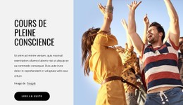Page HTML Pour Meilleurs Cours De Pleine Conscience Et De Méditation