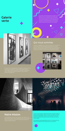 Galerie Des Photographes De Mode - Modèle De Page HTML
