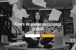 Cours De Pleine Conscience Gratuit Modèle Réactif Html5