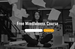 Free Mindfulness Course - Creative Multipurpose Homepage Design