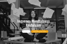 Ingyenes Mindfulness Tanfolyam Céloldal Sablon