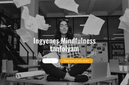 Ingyenes Mindfulness Tanfolyam - Ingyenes Webhelysablon