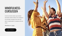 Pagina-HTML Voor Topcursussen In Mindfulness En Meditatie