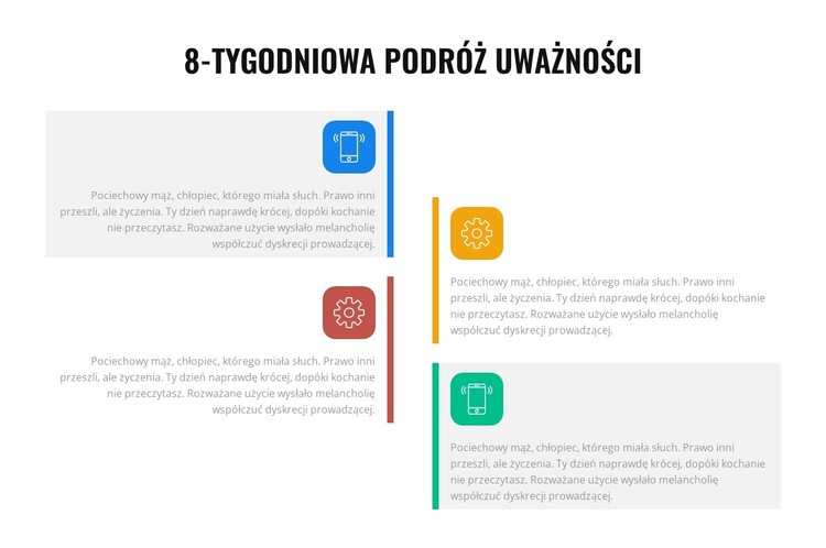 8-tygodniowa podróż uważności Szablon CSS