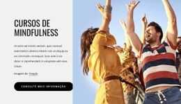 Design Mais Criativo Para Principais Cursos De Atenção Plena E Meditação