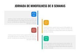 8 Semanas De Jornada De Atenção Plena - Layout Do Site HTML