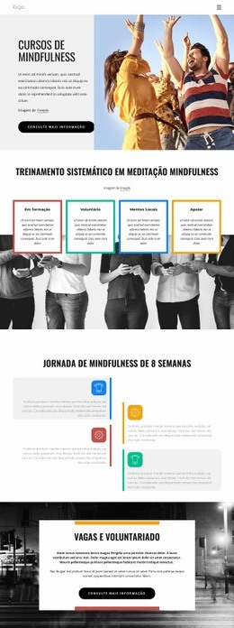 Aulas Online De Atenção Plena Modelos Html5 Responsivos Gratuitos