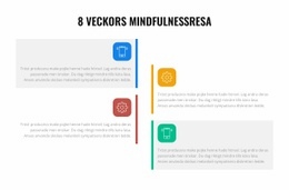 8 Veckors Mindfulnessresa - Mallar Webbplatsdesign