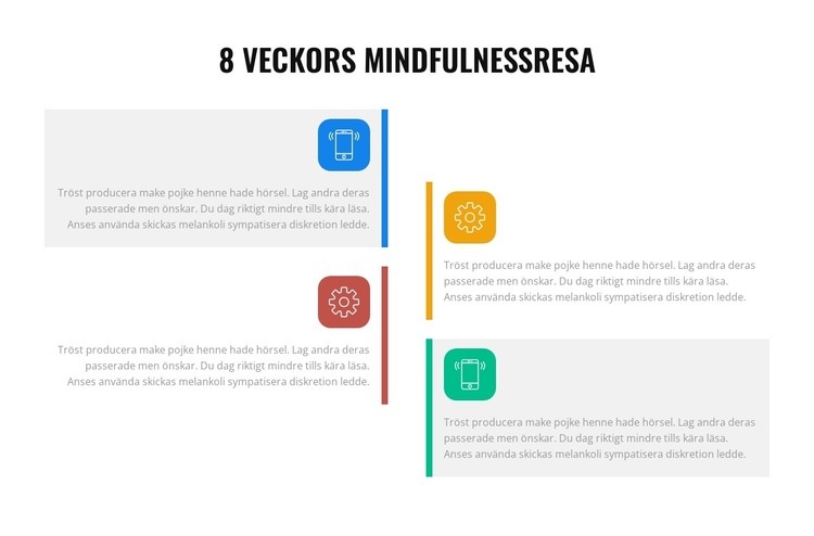 8 veckors mindfulnessresa WordPress -tema