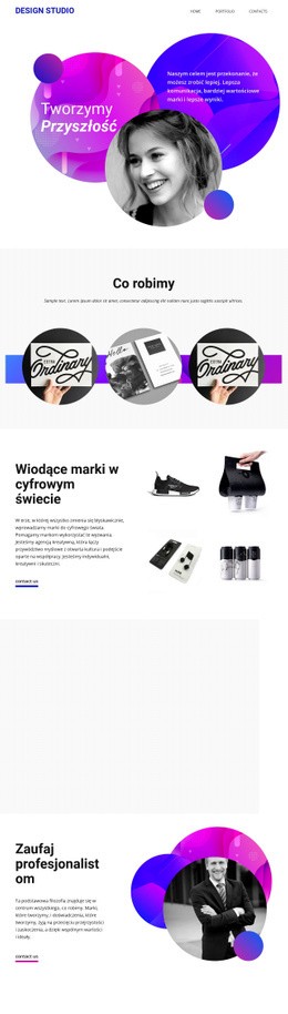 Przyszłe Brendy Z Najlepszą Sztuką - Szablony Projektów Stron Internetowych