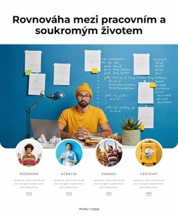 Najděte Rovnováhu Mezi Pracovním A Soukromým Životem – Jednoduchý Motiv WordPress