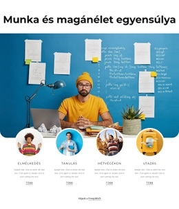 Találja Meg A Munka És A Magánélet Egyensúlyát - Ingyenes Sablon