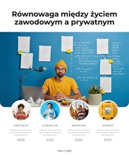 Świetny Kreator Stron Internetowych Dla Znajdź Równowagę Między Życiem Zawodowym I Prywatnym