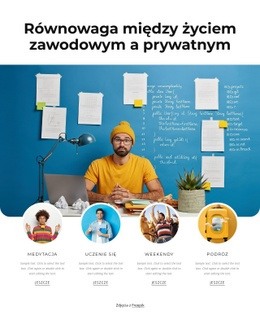 Znajdź Równowagę Między Życiem Zawodowym I Prywatnym - HTML5 Website Builder