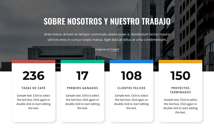 Contadores en repetidor de red Plantilla HTML5