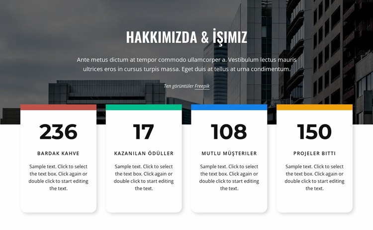 Izgara tekrarlayıcıdaki sayaçlar Joomla Şablonu