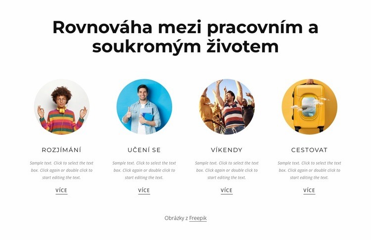 Rovnováha mezi pracovním životem a time managementem Téma WordPress