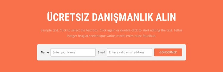 Ücretsiz danışmanlık alın CSS Şablonu