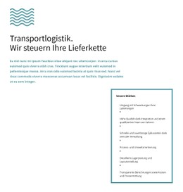 Text Und Wellen Kostenlose CSS-Websitevorlage