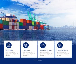 Intelligente Logistik - Bestes Website-Design