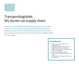 Tekst En Golven - Websitesjabloon Downloaden