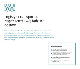 Tekst I Fale - Szablon Strony HTML