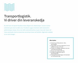 Text Och Vågor - HTML-Sidmall