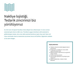 Metin Ve Dalgalar - HTML Sayfası Şablonu