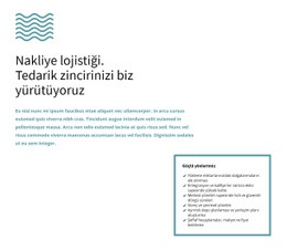 Metin Ve Dalgalar Için Çok Amaçlı Web Sitesi Tasarımı