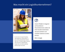 Einseitenvorlage Für Transportlogistik