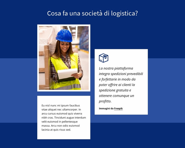 Logistica dei trasporti Progettazione di siti web