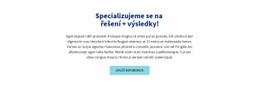 Barevný Nadpis A Text – Webová Šablona HTML