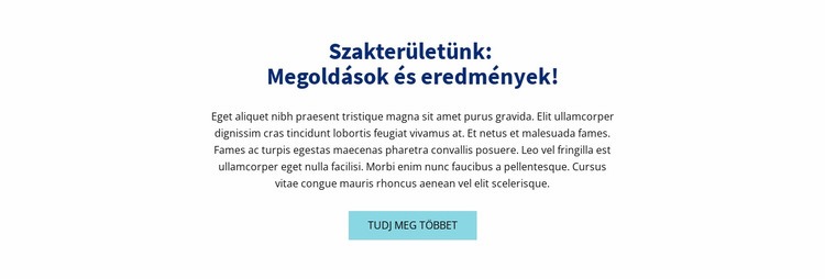 Színes cím és szöveg HTML Sablon