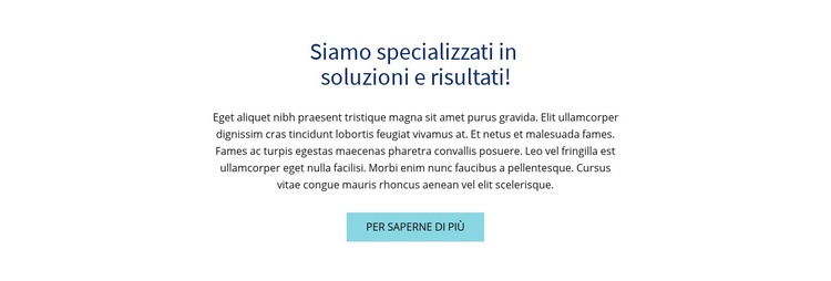 Titolo e testo colorati Modelli di Website Builder